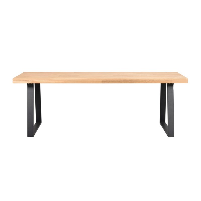 RO Brooklyn Extending Dining Table U 220x95 Oak/Black